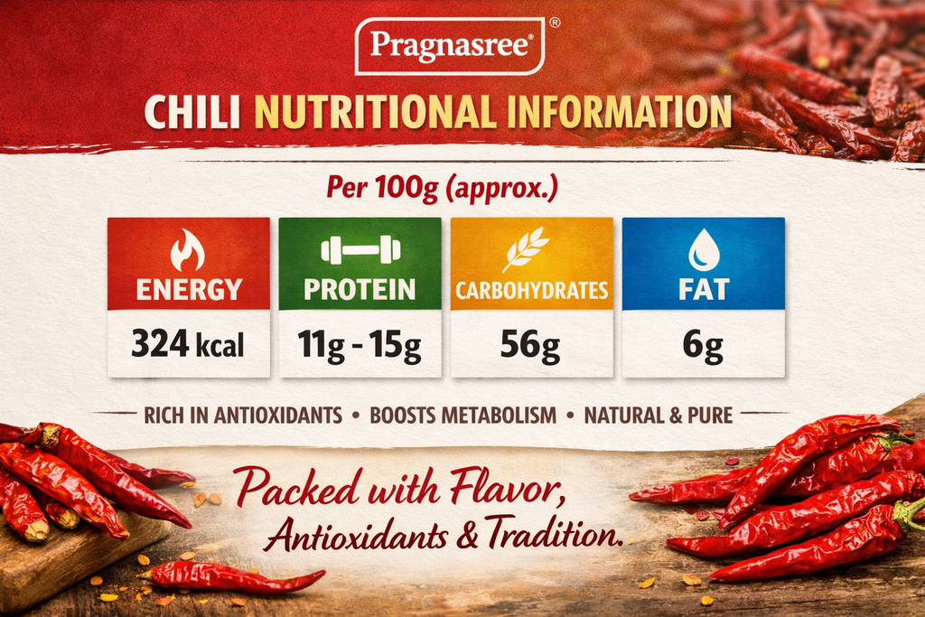 Pragnasree Whole Dry Red Chilli
